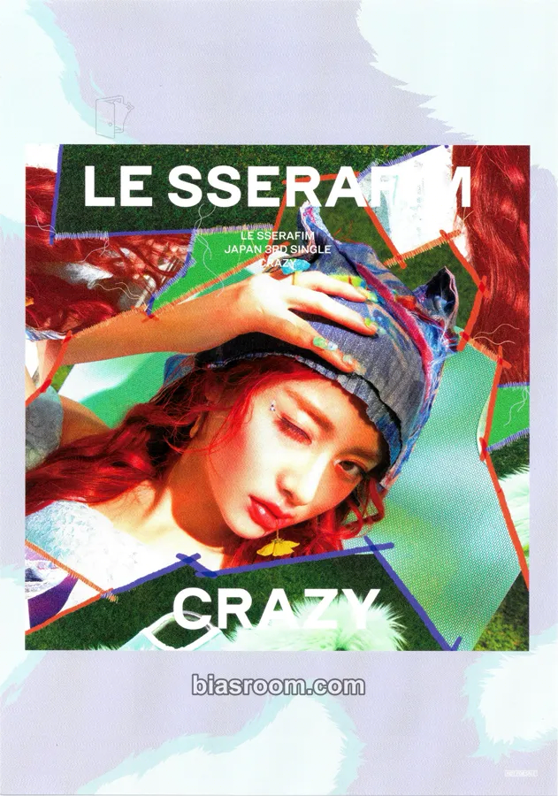 Huh Yunjin CRAZY (Japanese Ver.) Photocard - LE SSERAFIM - LE SSERAFIM K-pop photocard