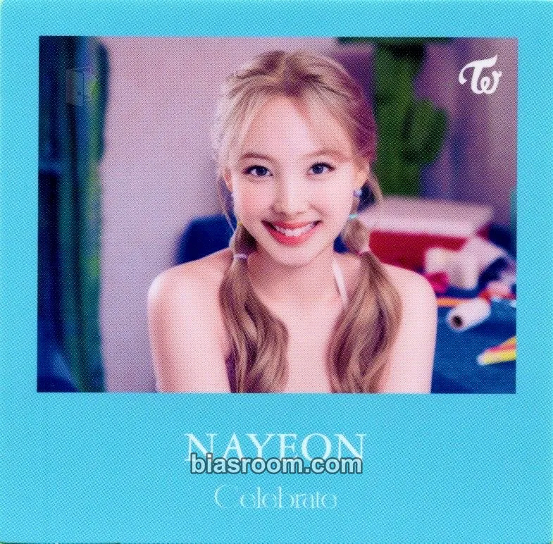 Nayeon Celebrate Photocard - TWICE - TWICE K-pop photocard