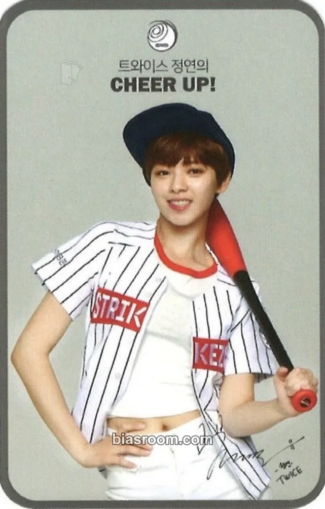 Jeongyeon TWICE x Strikezon Photocard - TWICE - TWICE K-pop photocard