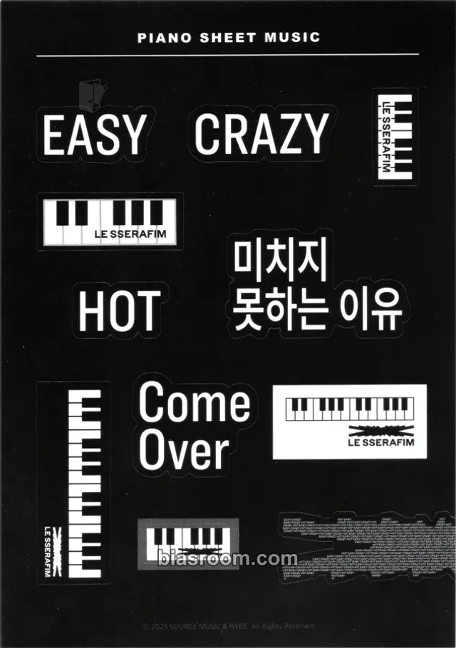 LE SSERAFIM - Other sticker sheet