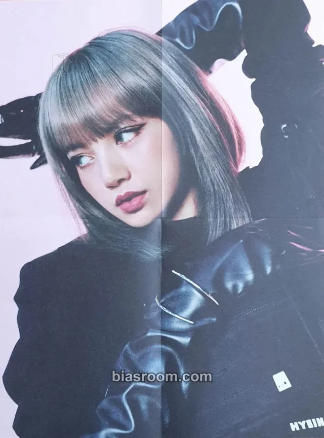 BLACKPINK - Lisa - KILL THIS LOVE Album album inclusion folded poster pink version