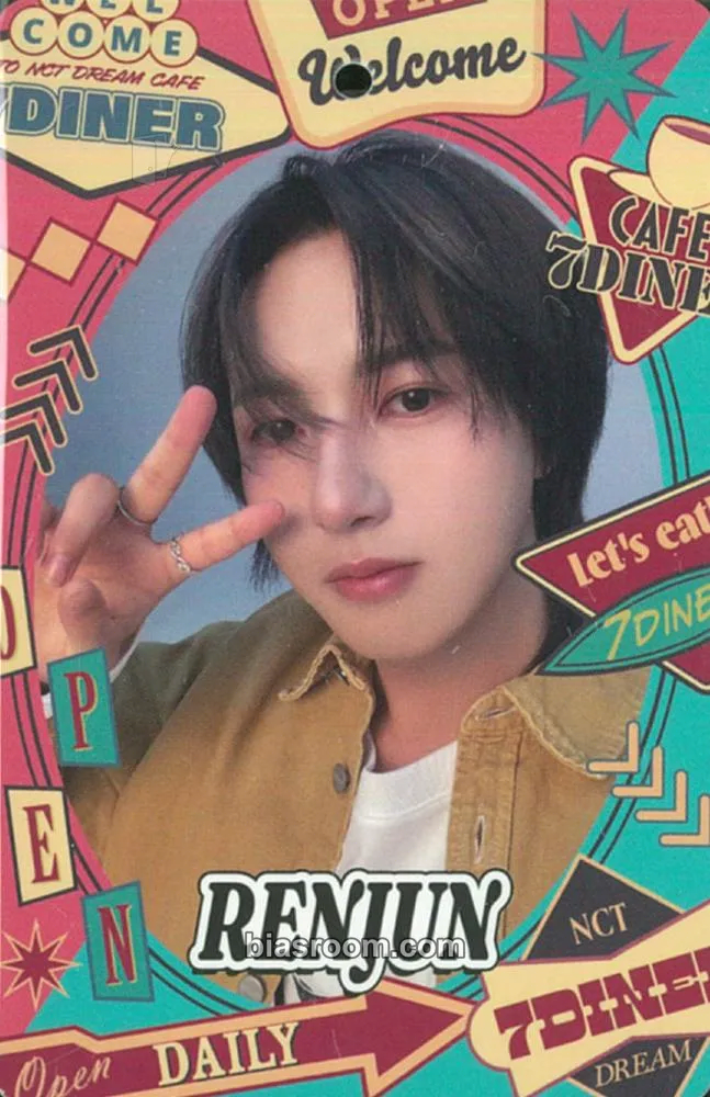 Renjun Cafe 7Diner in Japan Photocard - NCT DREAM - NCT DREAM K-pop photocard