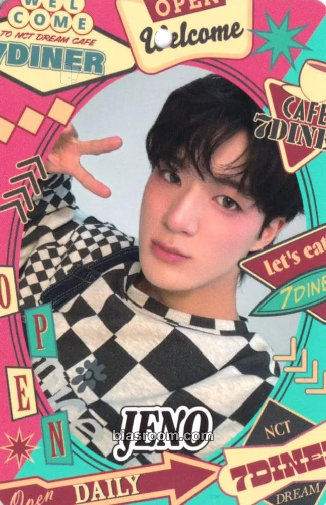 Jeno Cafe 7Diner in Japan Photocard - NCT DREAM - NCT DREAM K-pop photocard