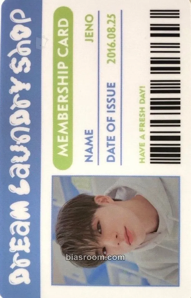 Jeno Dream Laundry Shop Photocard - NCT DREAM - NCT DREAM K-pop photocard