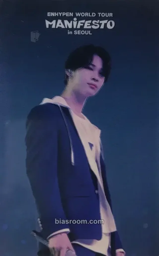 ENHYPEN - Ni-ki - ENHYPEN WORLD TOUR <MANIFESTO> in SEOUL Other pob (pre-order benefit) weverse global shop (wvg) transparent