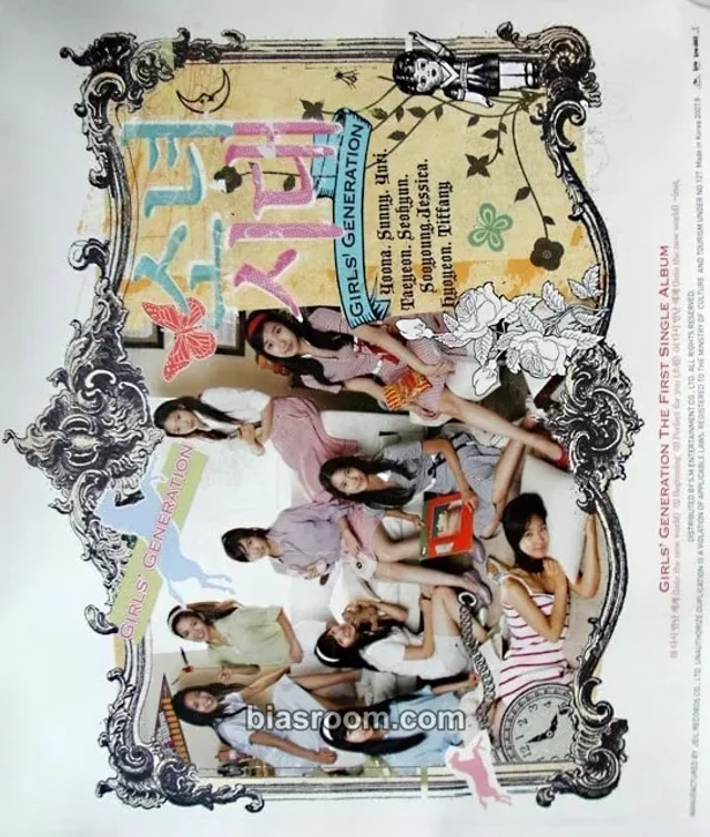 Girls' Generation - Girls' Generation Album poster broadcast