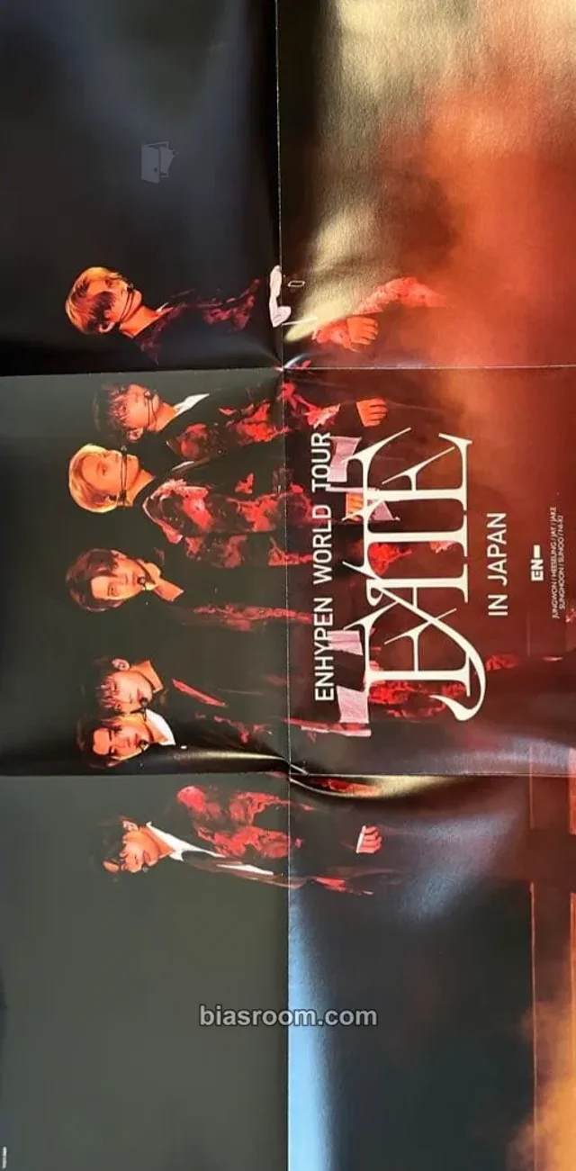 ENHYPEN - Other limited edition bluray version poster japan exclusive