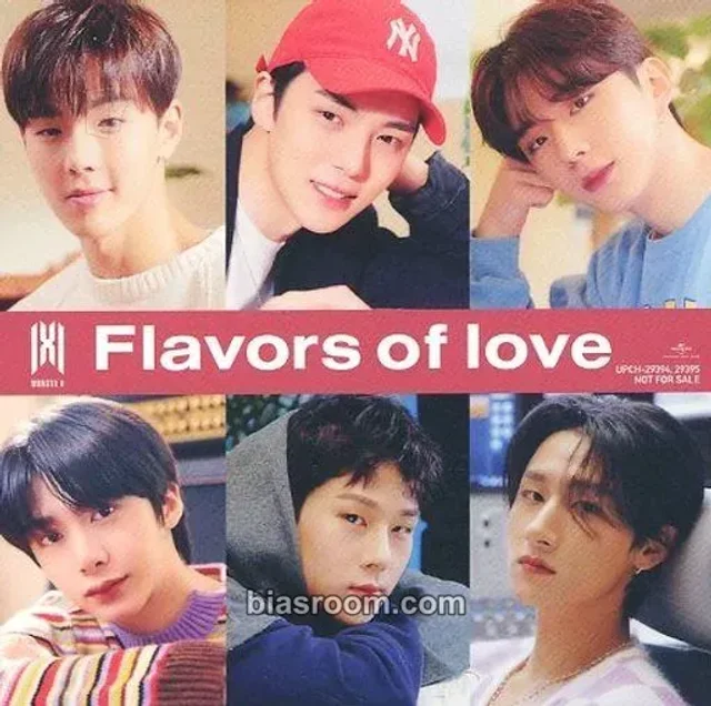 MONSTA X - Flavors of Love Album purchase benefit tower records sticker japanese album