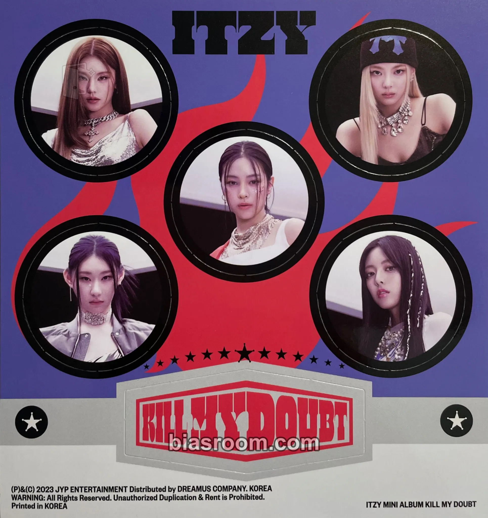 KILL MY DOUBT Photocard - ITZY - ITZY K-pop photocard