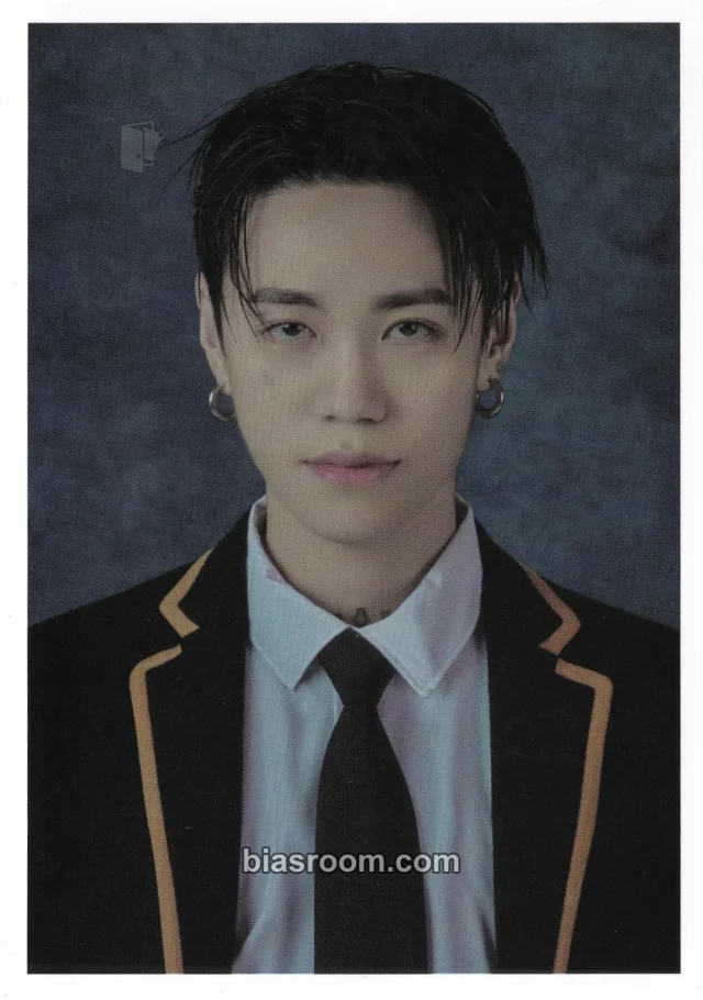 BLOO - BLOO - MOON AND BACK Album lyric postcard 1/8 album inclusion