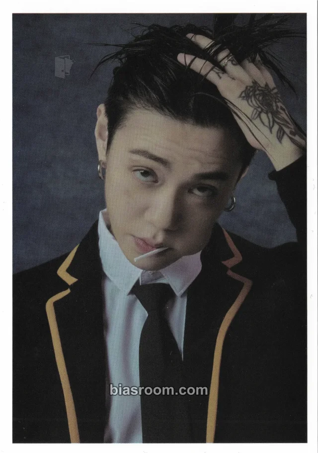 BLOO - BLOO - MOON AND BACK Album lyric postcard 5/8 album inclusion