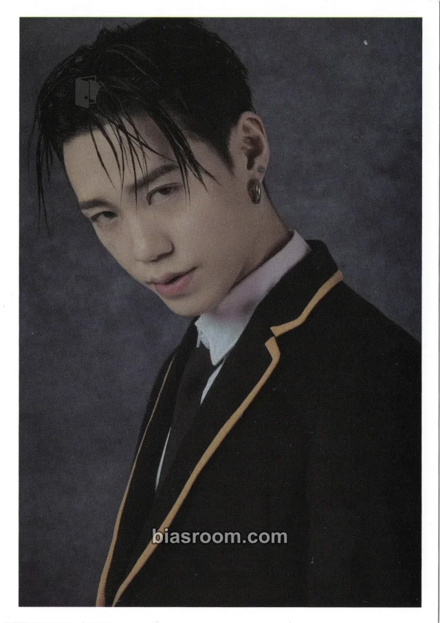 BLOO - BLOO - MOON AND BACK Album lyric postcard 8/8 album inclusion