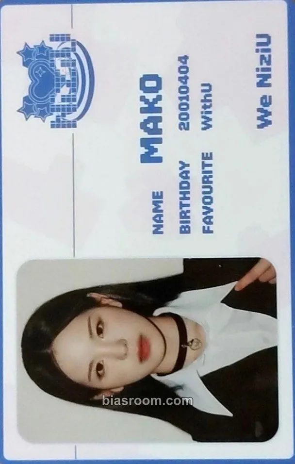 Mako Press Play Photocard - NiziU - NiziU K-pop photocard