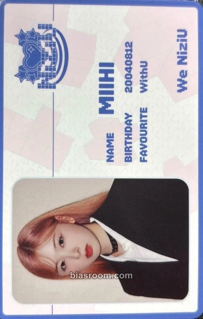 Miihi Press Play Photocard - NiziU - NiziU K-pop photocard