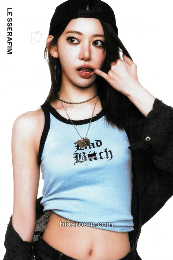 Sakura SPAGHETTI Photocard - LE SSERAFIM - LE SSERAFIM K-pop photocard