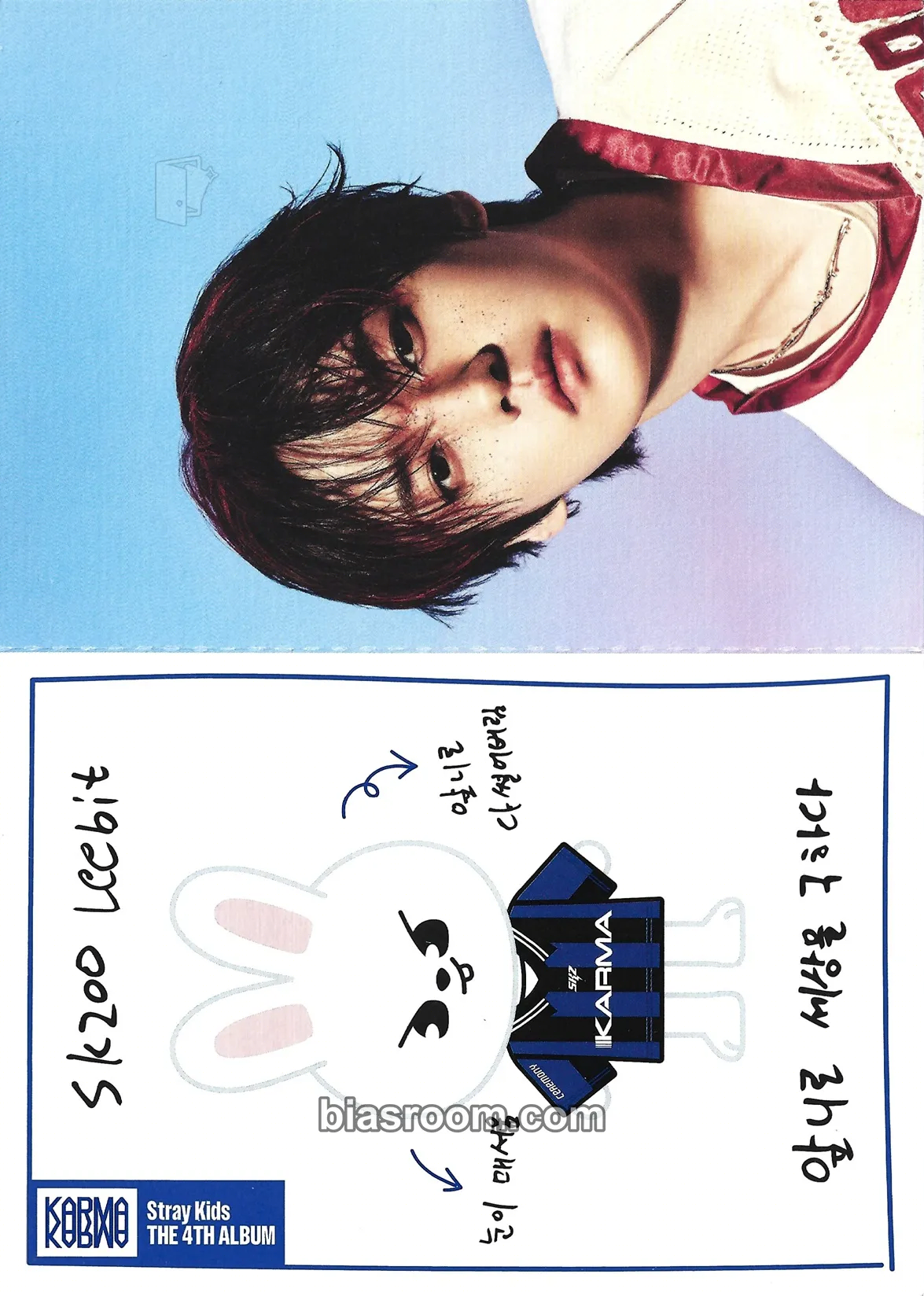 Lee Know KARMA Photocard - Stray Kids - Stray Kids K-pop photocard