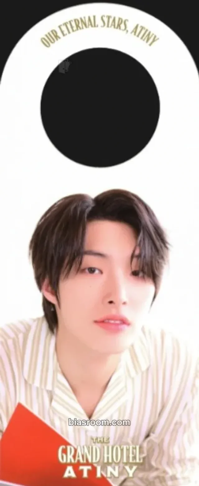 ATEEZ - Mingi - 6th Atiny Membership kit - The Grand Hotel Atiny Other door hanger double-sided