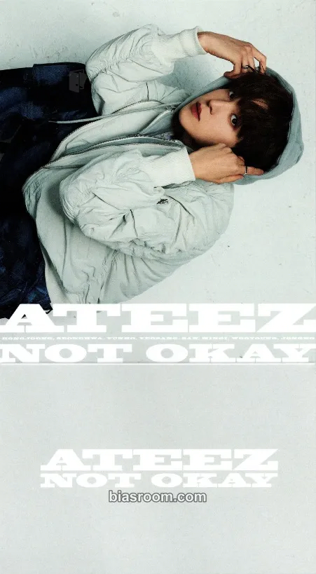 Yunho NOT OKAY Photocard - ATEEZ - ATEEZ K-pop photocard