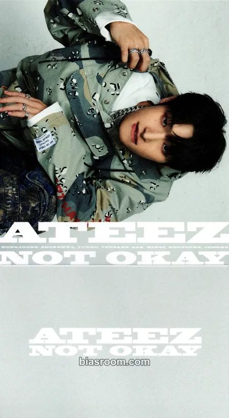 Mingi NOT OKAY Photocard - ATEEZ - ATEEZ K-pop photocard