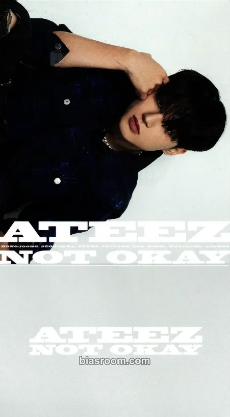 Wooyoung NOT OKAY Photocard - ATEEZ - ATEEZ K-pop photocard