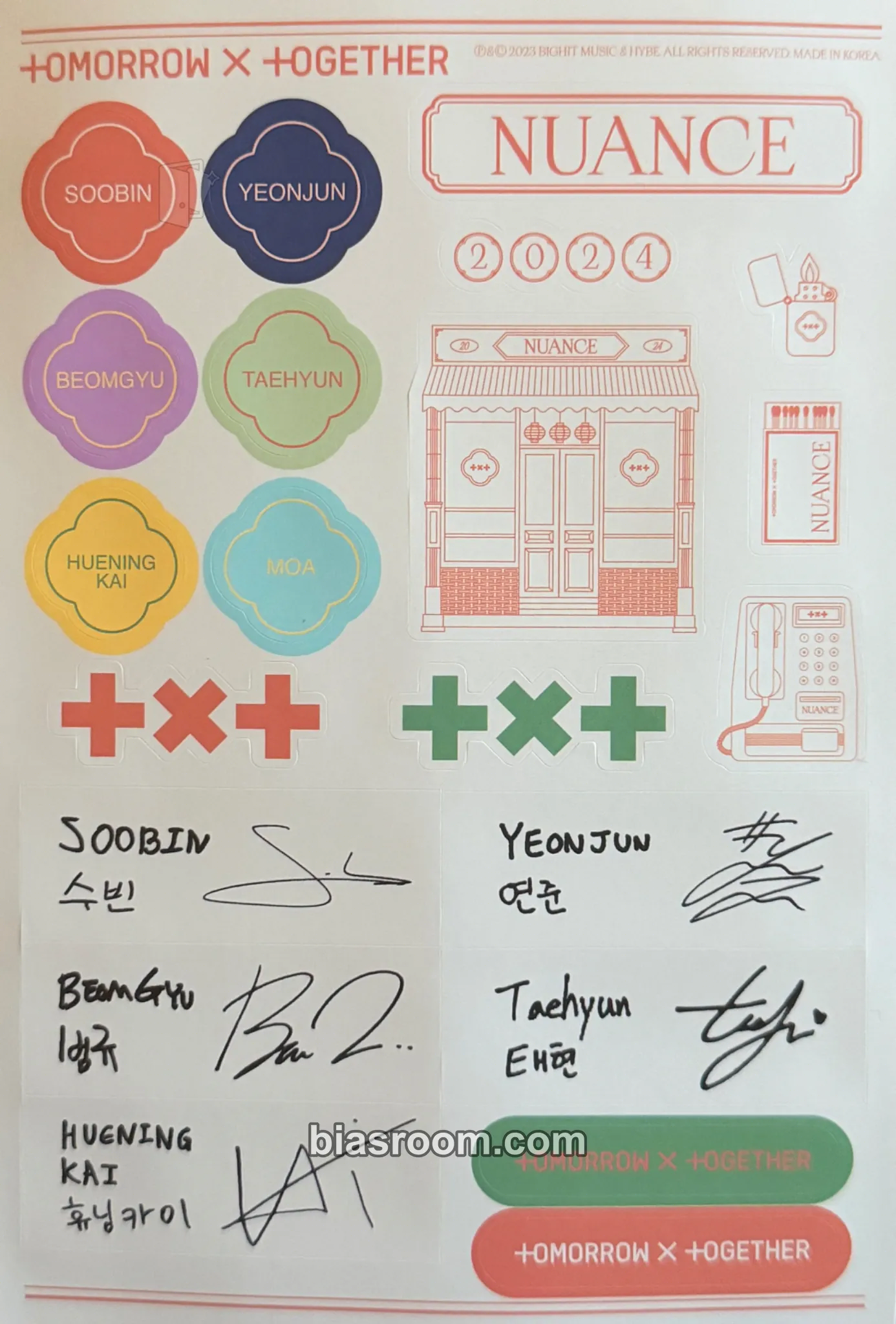 Season's Greetings 2024 Photocard - TOMORROW X TOGETHER - TOMORROW X TOGETHER K-pop photocard