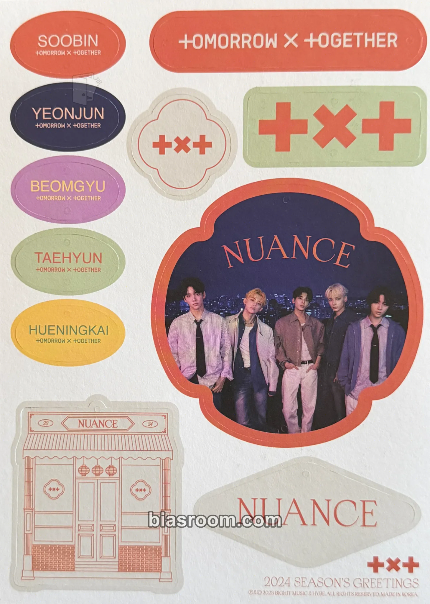 Season's Greetings 2024 Photocard - TOMORROW X TOGETHER - TOMORROW X TOGETHER K-pop photocard