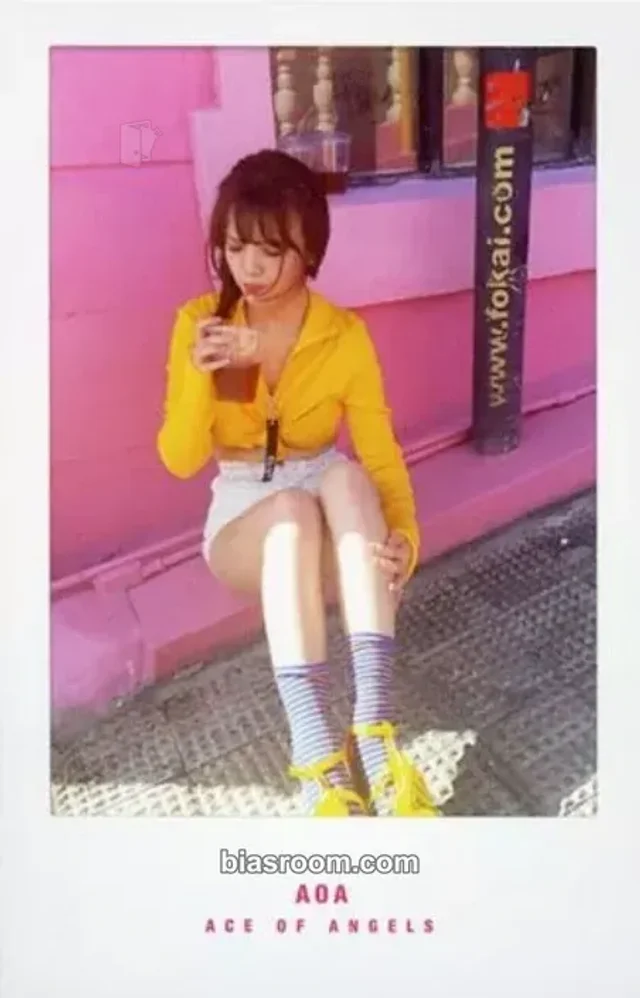 AOA - Jimin - Good Luck Album album photocard polaroid