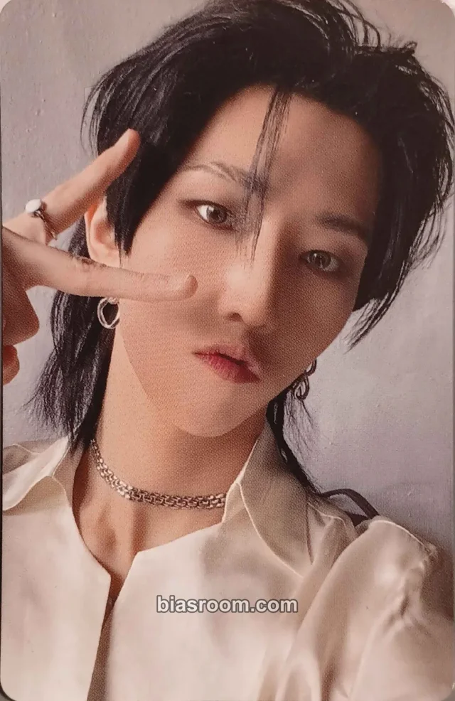 E’LAST - Baekgyeul - ROAR Album grey version album photocard