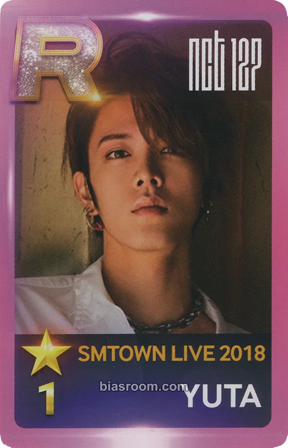 Yuta SM Town Live World Tour VI Photocard - NCT - NCT K-pop photocard