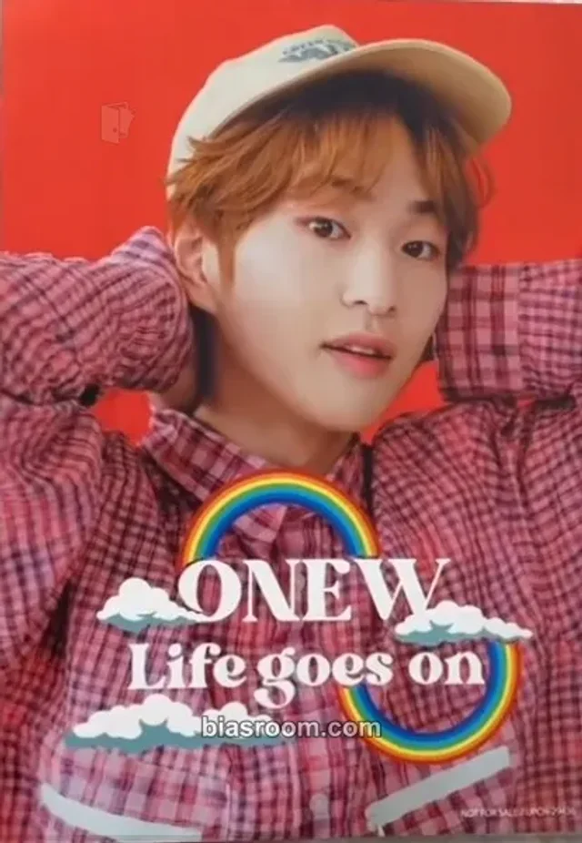 SHINee - Onew - Life Goes On Album postcard album inclusion japanese album album photocard