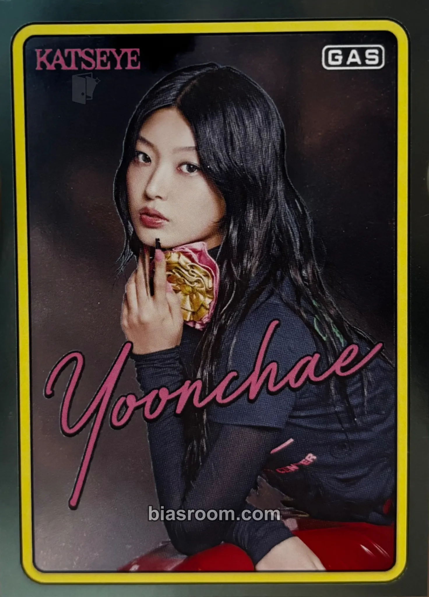 Yoonchae GAS Trading Cards Photocard - KATSEYE - KATSEYE K-pop photocard