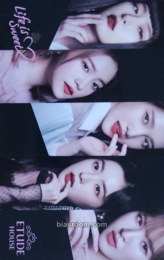 Etude House x Red Velvet Photocard - Red Velvet - Red Velvet K-pop photocard
