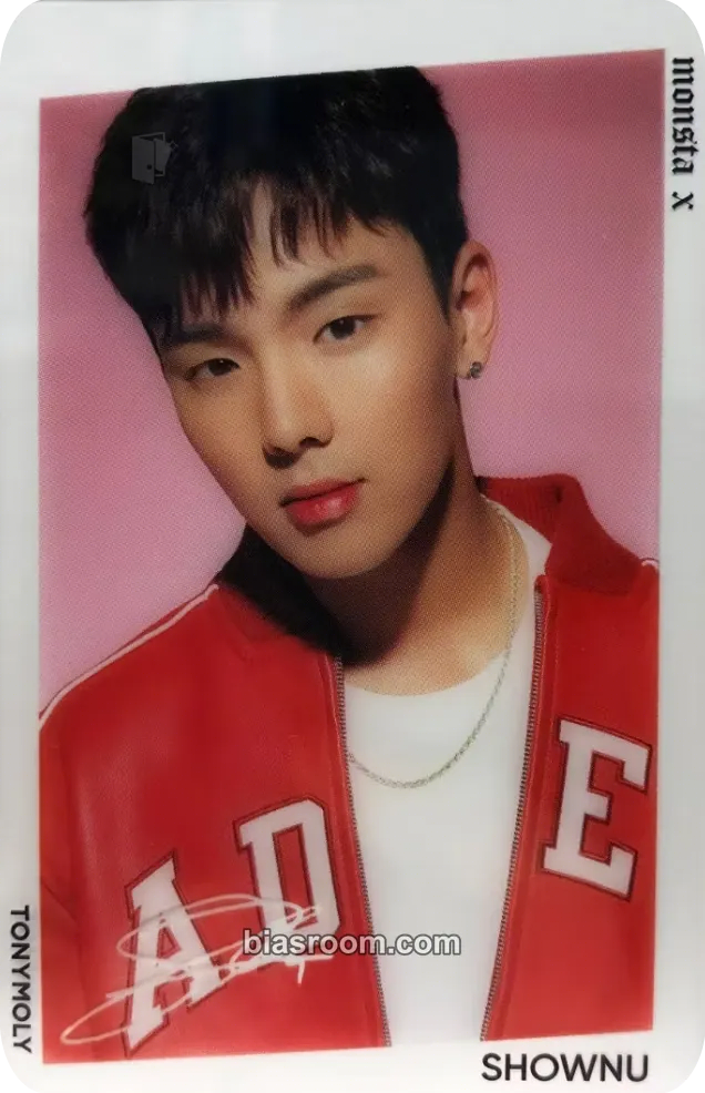 Shownu Monsta X x Tonymoly Collaboration Photocard - MONSTA X - MONSTA X K-pop photocard