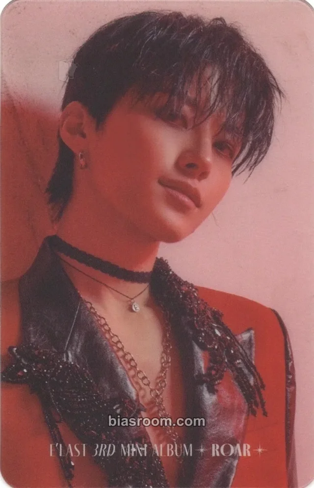 E’LAST - Choi In - ROAR Album pet photocard red version album photocard