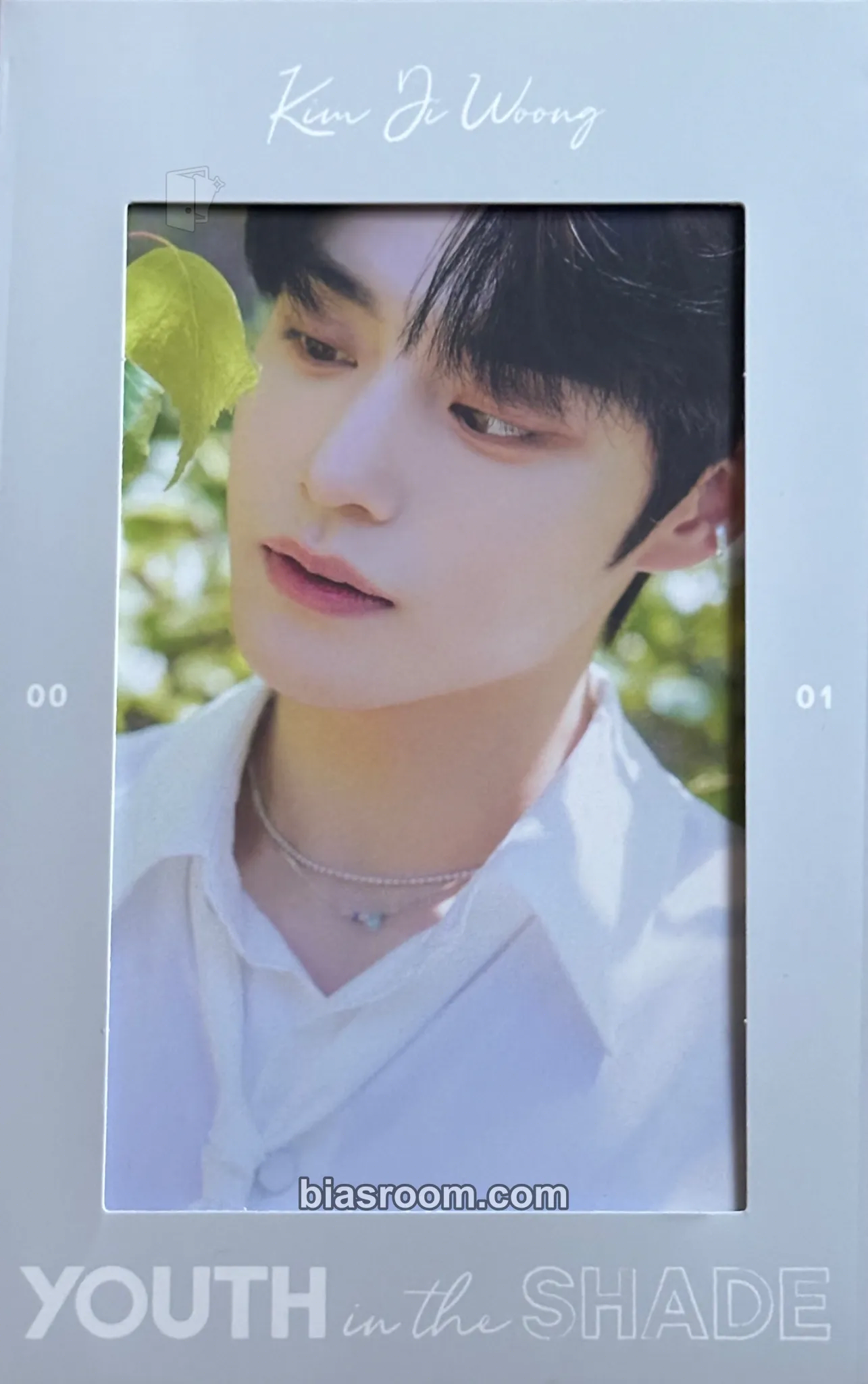 Jiwoong Youth in the Shade Photocard - ZEROBASEONE - ZEROBASEONE K-pop photocard