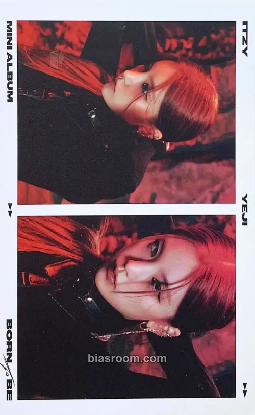 Yeji BORN TO BE Photocard - ITZY - ITZY K-pop photocard