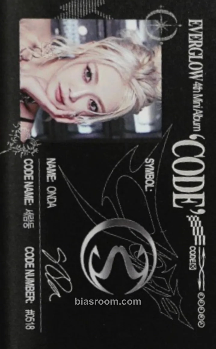 Onda Code Photocard - EVERGLOW - EVERGLOW K-pop photocard