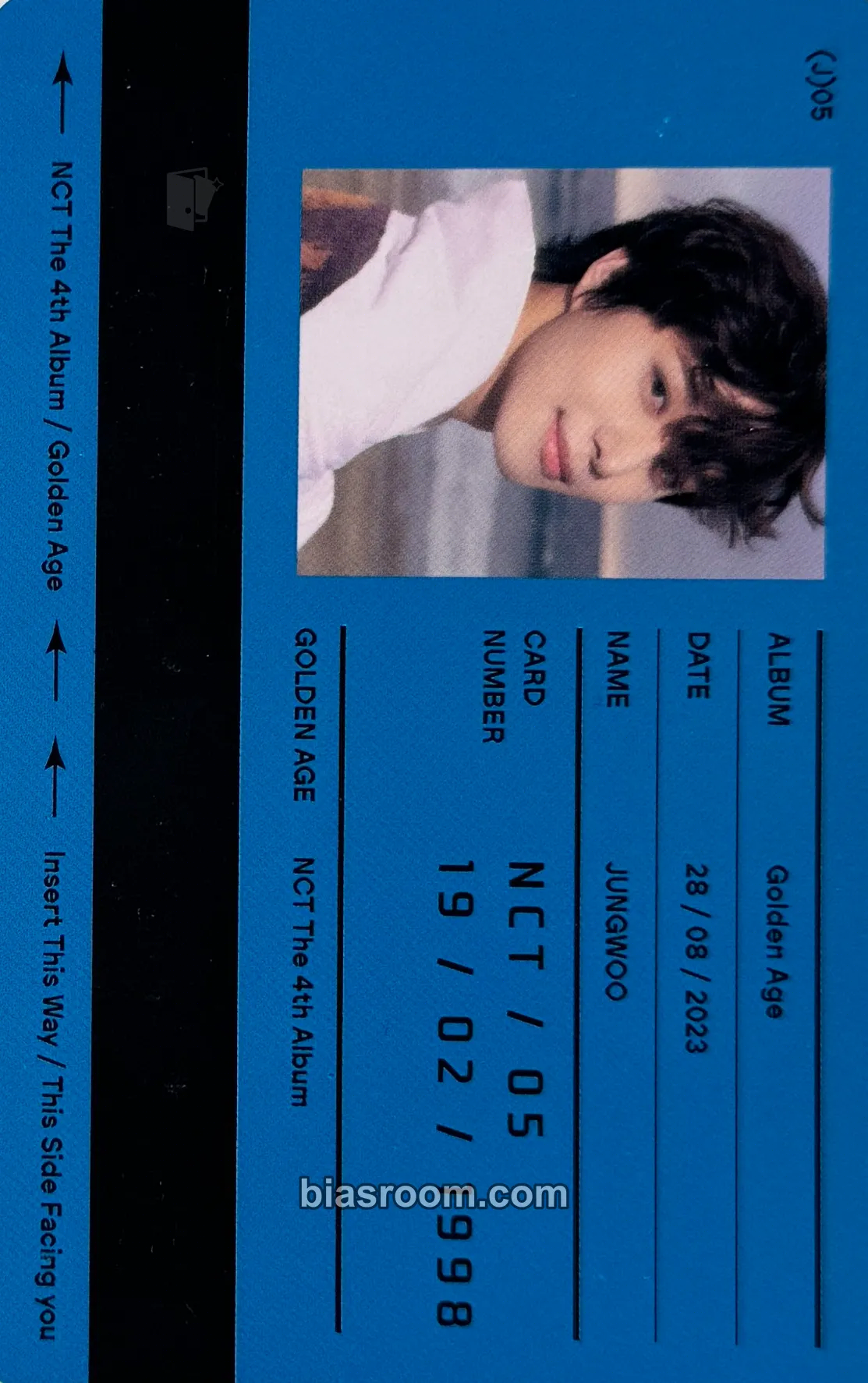 Jungwoo Golden Age Photocard - NCT - NCT K-pop photocard