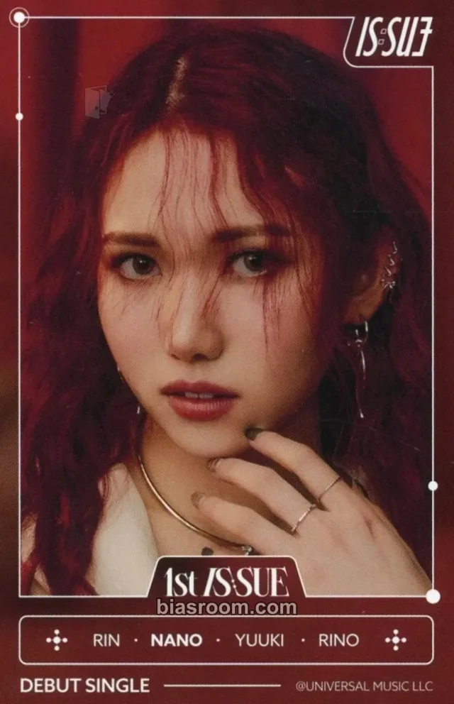 IS:SUE - Nano  - 1st IS:SUE  Album album photocard limited edition A version