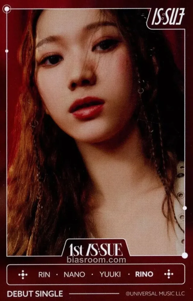 IS:SUE - Rino  - 1st IS:SUE  Album album photocard limited edition A version