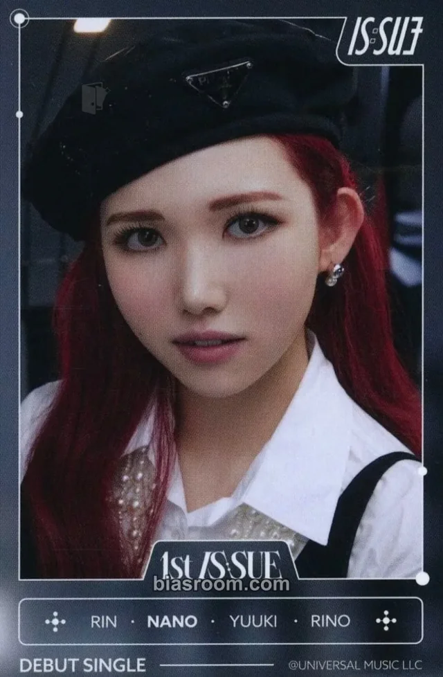 IS:SUE - Nano  - 1st IS:SUE  Album album photocard limited edition B version