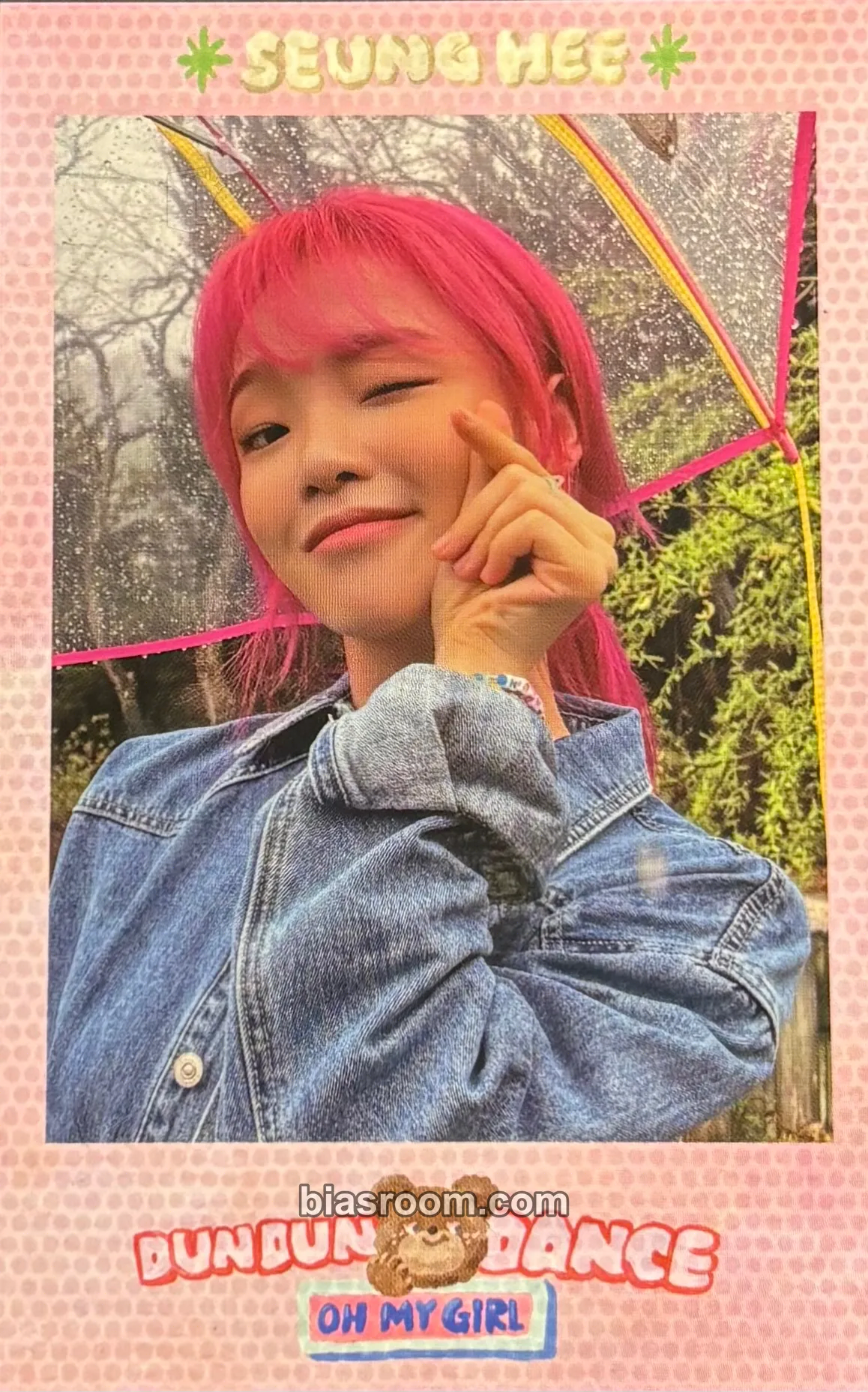 Seunghee Dear OHMYGIRL Photocard - OH MY GIRL - OH MY GIRL K-pop photocard