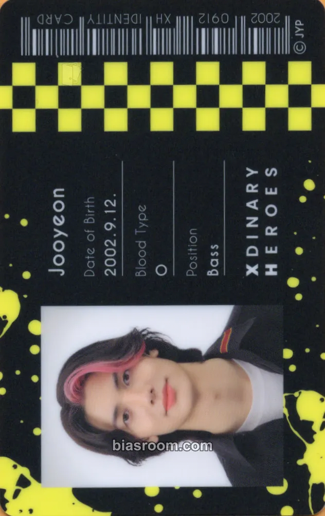 Jooyeon Happy Death Day Photocard - Xdinary Heroes - Xdinary Heroes K-pop photocard
