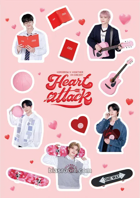 Heart Attack: VR Concert Photocard - TOMORROW X TOGETHER - TOMORROW X TOGETHER K-pop photocard