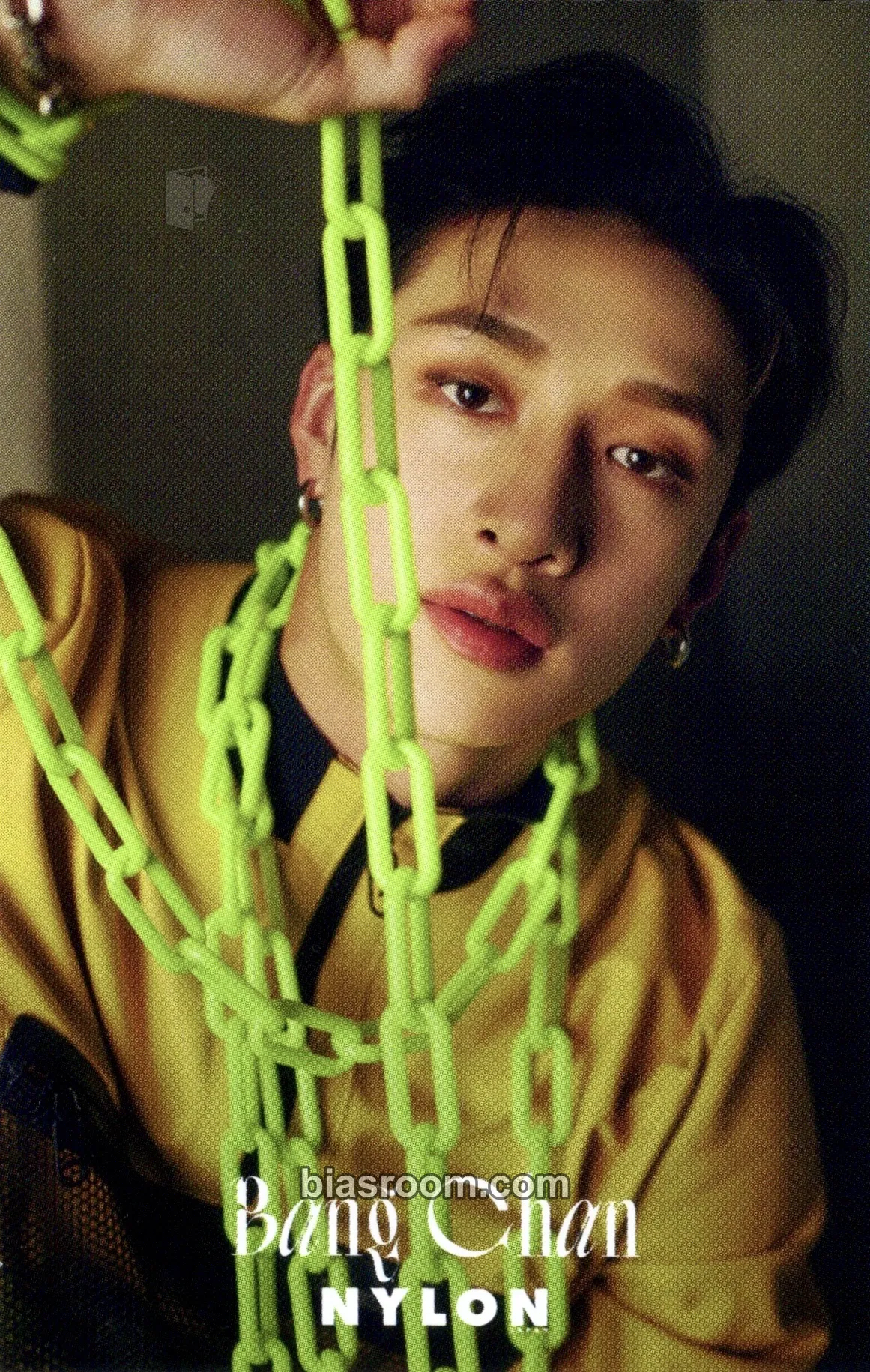 Bang Chan NYLON JAPAN Magazine Photocard - Stray Kids - Stray Kids K-pop photocard