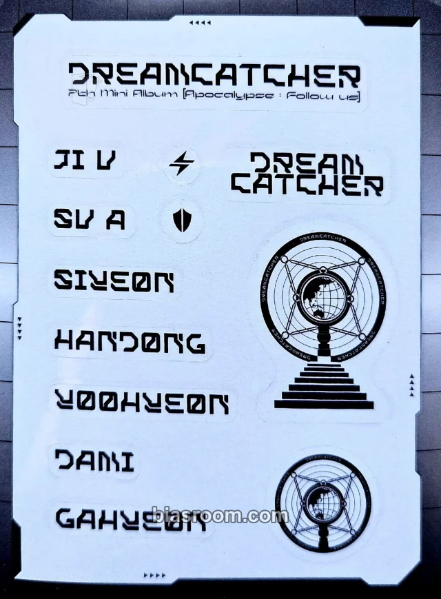 Dreamcatcher - Apocalypse : Follow Us Album sticker sheet H version T version E version