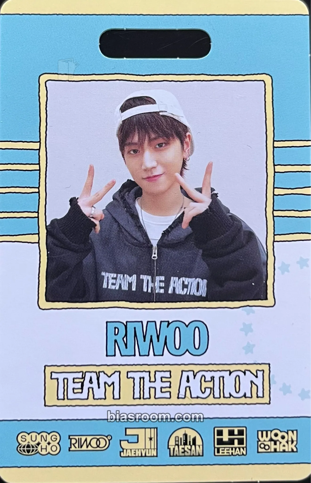 Riwoo The Action Photocard - BOYNEXTDOOR - BOYNEXTDOOR K-pop photocard