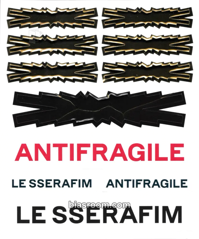 ANTIFRAGILE Photocard - LE SSERAFIM - LE SSERAFIM K-pop photocard