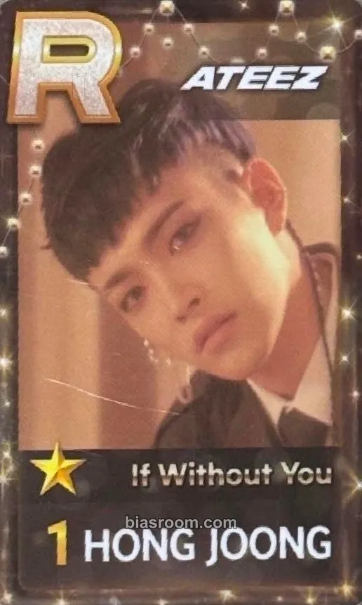 Hongjoong SUPERSTAR × ATEEZ Photocard - ATEEZ - ATEEZ K-pop photocard