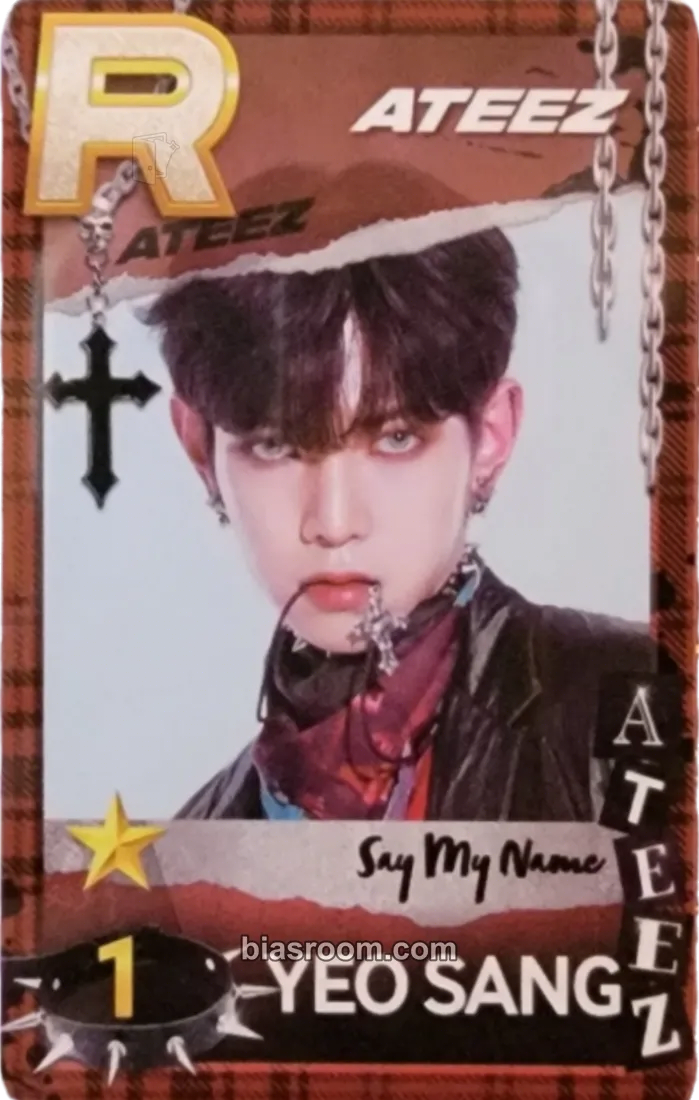 Yeosang SUPERSTAR × ATEEZ Photocard - ATEEZ - ATEEZ K-pop photocard